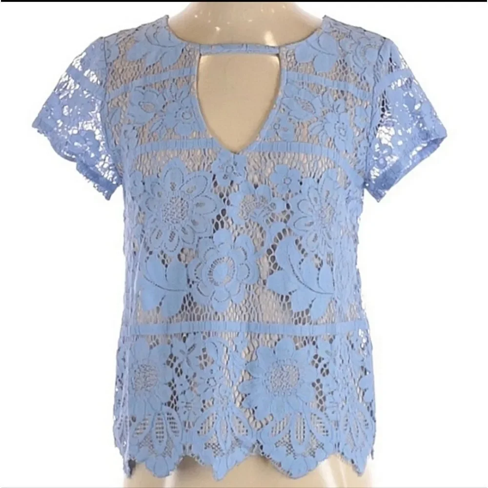 Express Light Blue Top size Small NWT - Picture 1 of 2